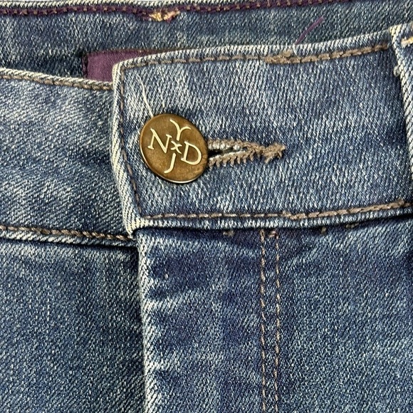 NYDJ Not Your Daughters Jeans Lift Tuck Technology Skinny Blue Jeans Women SZ 6 - Picture 4 of 15